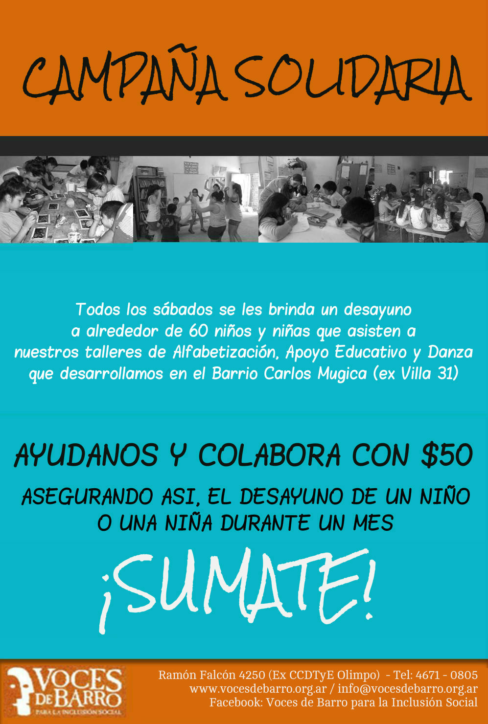 Sumate a nuestras Campañas Solidarias