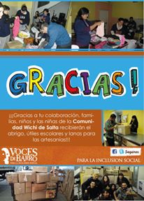 Campaña Solidaria Comunidad Wichi